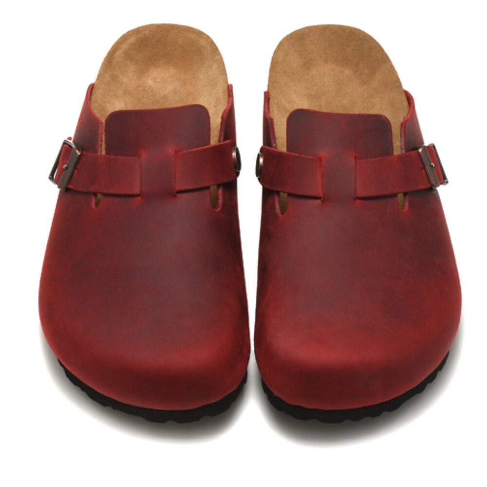 Birkenstock Boston Suede Leather Soft Footbed Clog